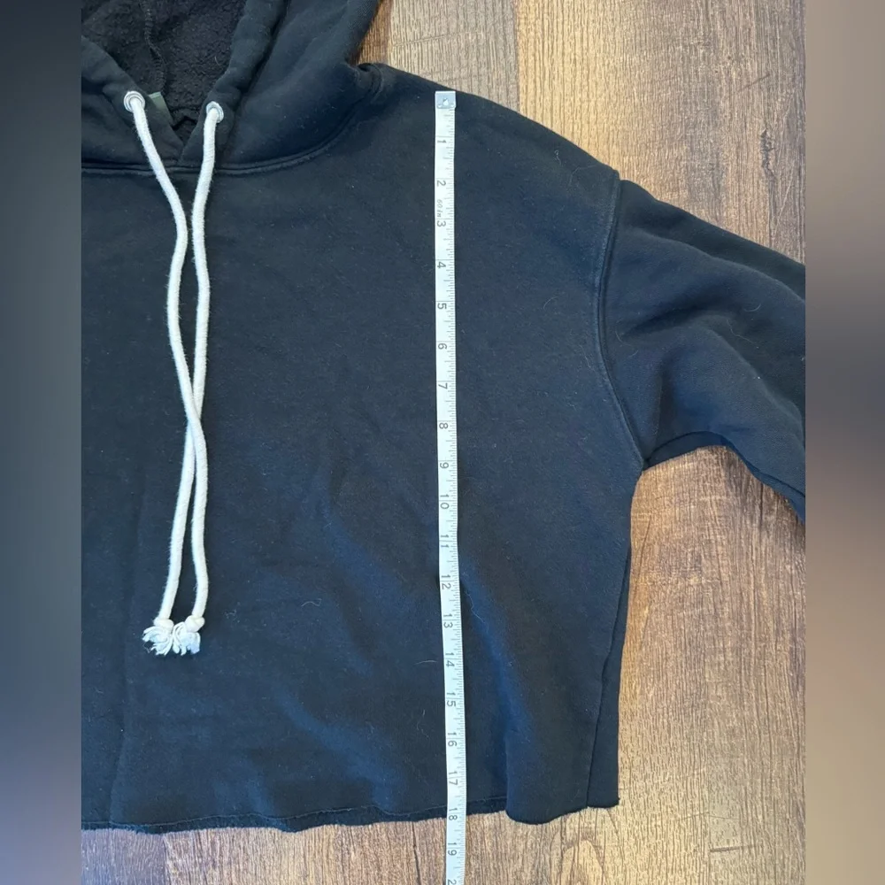 Wild Fable Black Cropped Hoodie - Picture 6 of 6